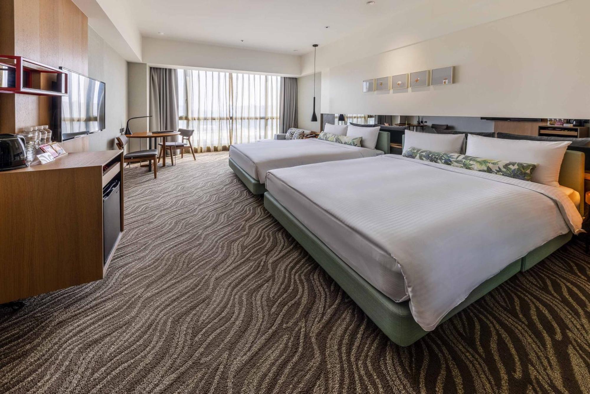 Hsin Hotel Kota Chiayi Ruang foto Deluxe Twin Room